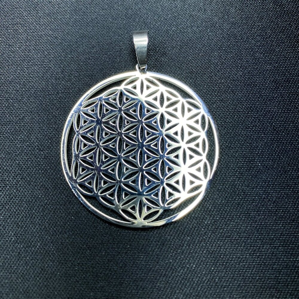 Flower of Life Sacred Geometry Pendant